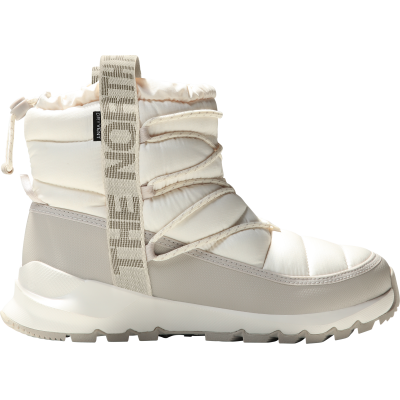 The North Face Women's Thermoball Lace Up Waterproof Gardenia White/Silver Grey