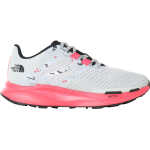 The North Face Women's VECTIV Eminus TNF White Trail Marker Print/Brilliant Coral