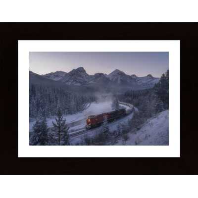 The Train In Snow Poster