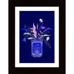 Tin Can Flower Illustration Poster