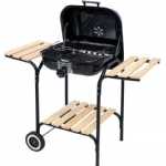 Toya LUND KOLGRILL MED JUSTERBAR ROTTLE 45x40cm
