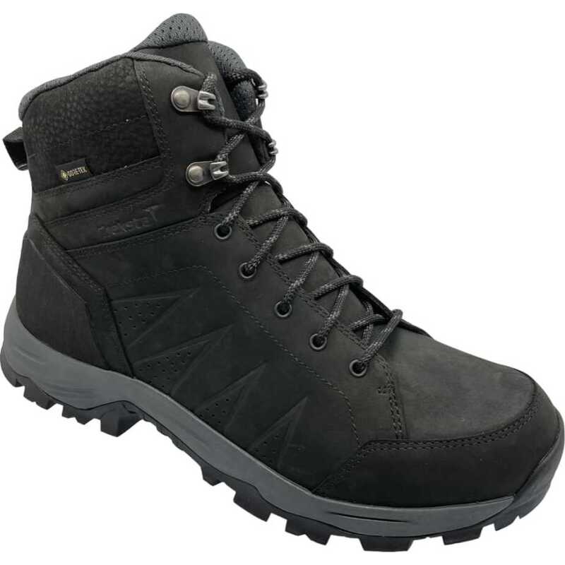 TrekSta Unisex Sandnes Mid Gore-Tex Black/grey TrekSta Unisex Sandnes Mid Gore-Tex Black/grey
