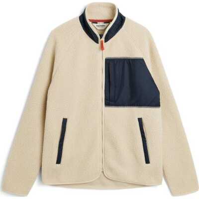 Tretorn Men's Farhult Pile Patch Jacket Light Begie