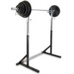 Tri-Grip Skivstångsset 127.5 kg & Ställning, JTC Power