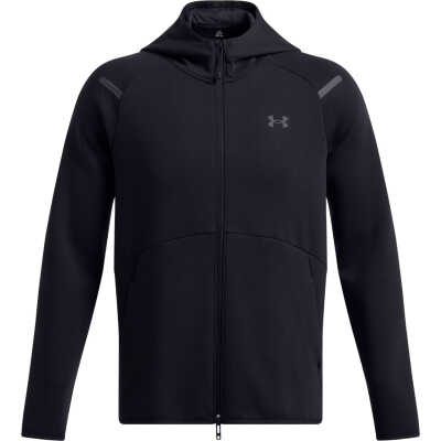 Under Armour Men's UA Unstoppable Fleece Full-Zip Hoodie Black