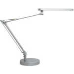Unilux Mambo - Skrivbordslampa - LED-glödlampa - klass A+ - 4000 K - metallgrå