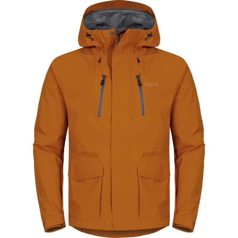 Urberg Men's 3L Shell Jacket Pumpkin Spice