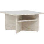 VENTURE DESIGN Ålesund Soffbord 75*75 - Marmorlook /