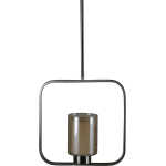 VENTURE DESIGN Aludra Taklampa - Glas och Silverjärn