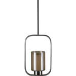 VENTURE DESIGN Aludra Taklampa - Glas och Silverjärn