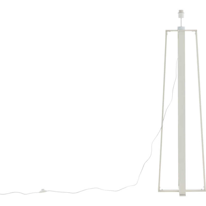 VENTURE DESIGN Avspark golvlampa - glas och vitt stål VENTURE DESIGN Avspark golvlampa - glas och vitt stål