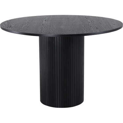 VENTURE DESIGN Bianca matbord, runt - svart faner
