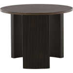 VENTURE DESIGN Bristol soffbord, runt - mocka MDF/askfanér