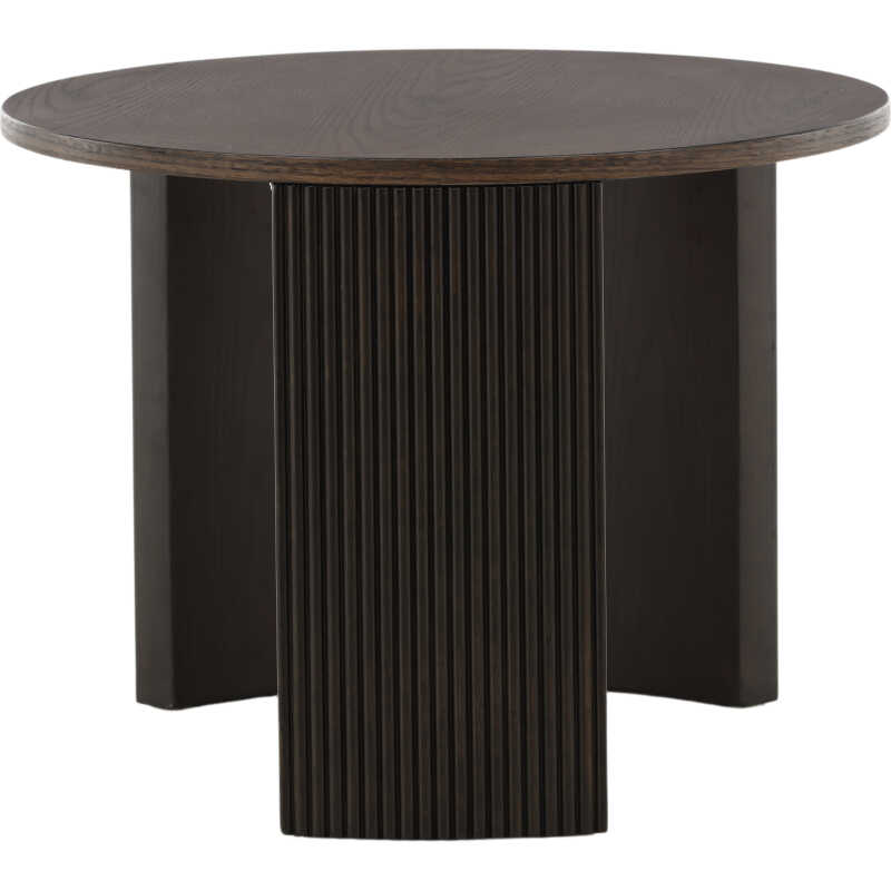 VENTURE DESIGN Bristol soffbord, runt - mocka MDF/askfanér VENTURE DESIGN Bristol soffbord, runt - mocka MDF/askfanér