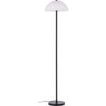 VENTURE DESIGN Ferrand golvlampa - vitt glas och svart järn