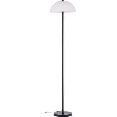 VENTURE DESIGN Ferrand golvlampa - vitt glas och svart järn