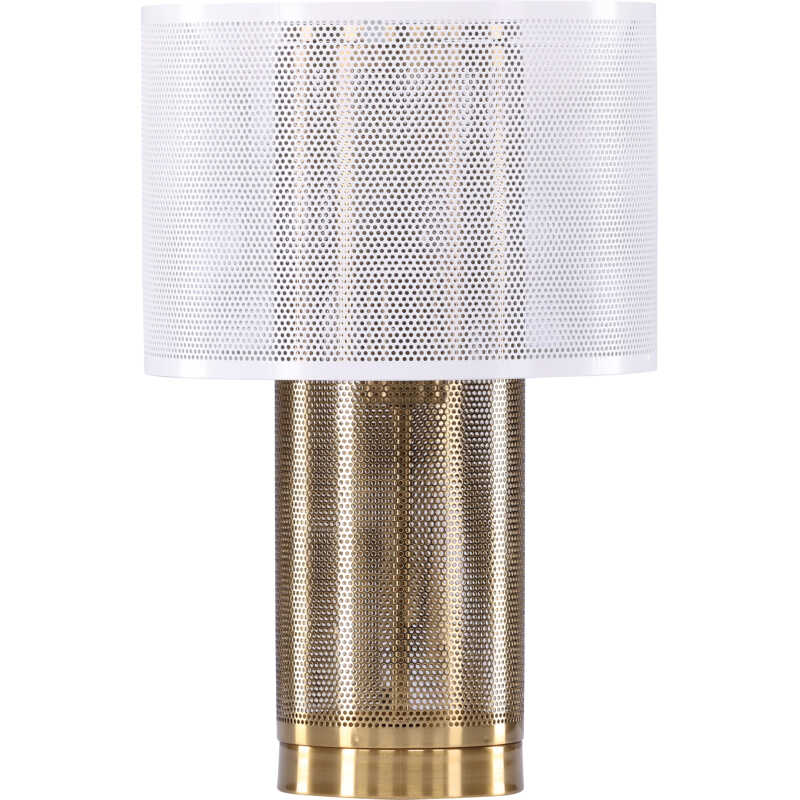 VENTURE DESIGN Gap bordslampa - vitt och guld järn VENTURE DESIGN Gap bordslampa - vitt och guld järn