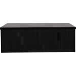 VENTURE DESIGN Lenox soffbord, fyrkantigt - svart MDF