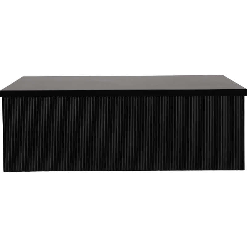 VENTURE DESIGN Lenox soffbord, fyrkantigt - svart MDF