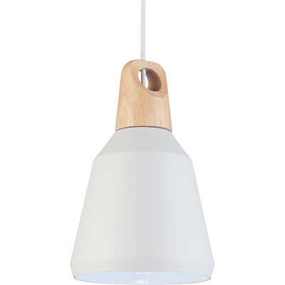 VENTURE DESIGN Nao taklampa - naturligt trä och vit aluminium