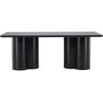 VENTURE DESIGN Olivia Matbord 100x210 cm - Svart /