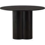 VENTURE DESIGN Olivia matbord, runt - svart faner