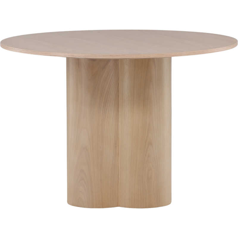 VENTURE DESIGN Olivia matbord, runt - vitkalkad faner VENTURE DESIGN Olivia matbord, runt - vitkalkad faner