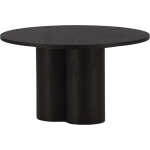 VENTURE DESIGN Olivia soffbord, runt - svart faner