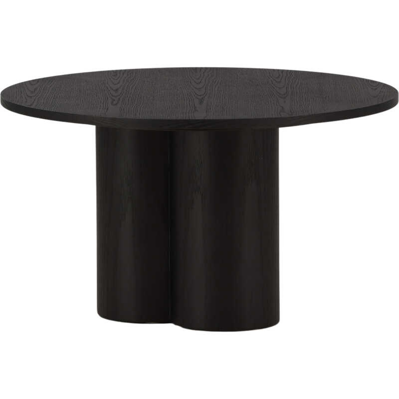 VENTURE DESIGN Olivia soffbord, runt - svart faner VENTURE DESIGN Olivia soffbord, runt - svart faner