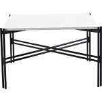 VENTURE DESIGN Razzia Soffbord - Vit Terrazzo och Svart Metall
