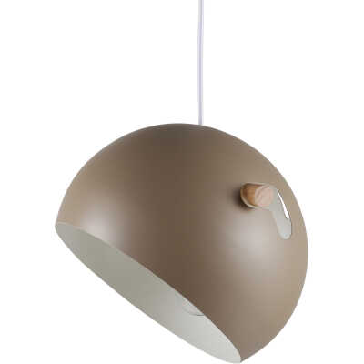 VENTURE DESIGN Tubbie taklampa - naturl trä och beige järn