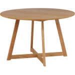 VENTURE DESIGN Yakidon Matbord - Gummiträ / MDF med eklook