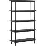 VIND KOLLEKTION Heim Hylla 190 cm - Svart / Svart FSC 100