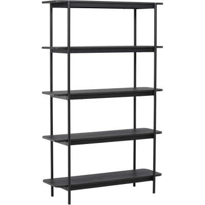 VIND KOLLEKTION Heim Hylla 190 cm - Svart / Svart FSC 100