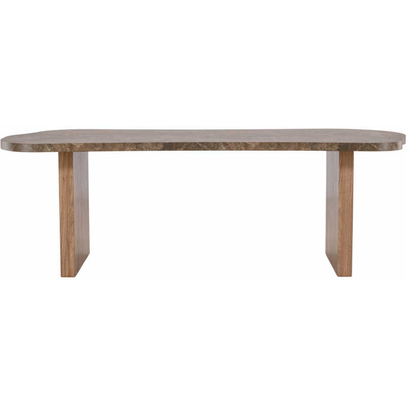 VINN KOLLEKTION Eleonora Matbord 100x230 cm - Brun / Marmor look
