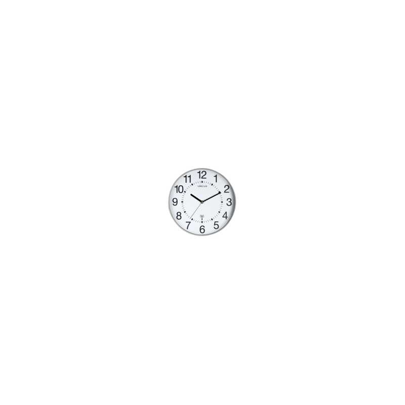 Väggklocka Unilux Wave metall grå - diameter: 30 cm