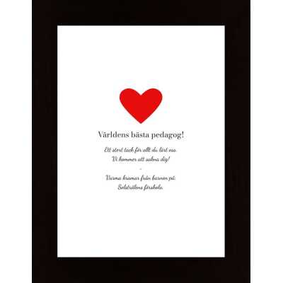 Världens Bästa Pedagog. Poster