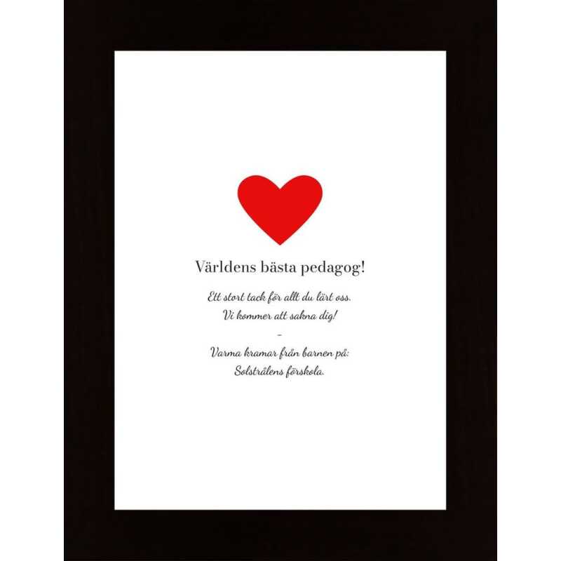 Världens Bästa Pedagog. Poster