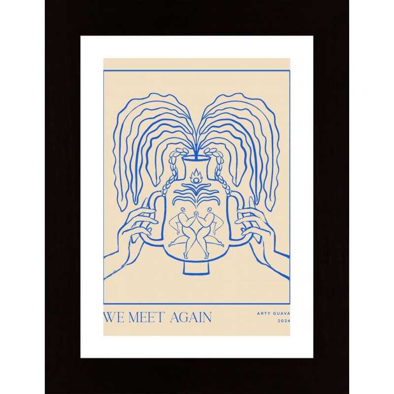 Vessel Collection We Meet Again Lineart Poster
