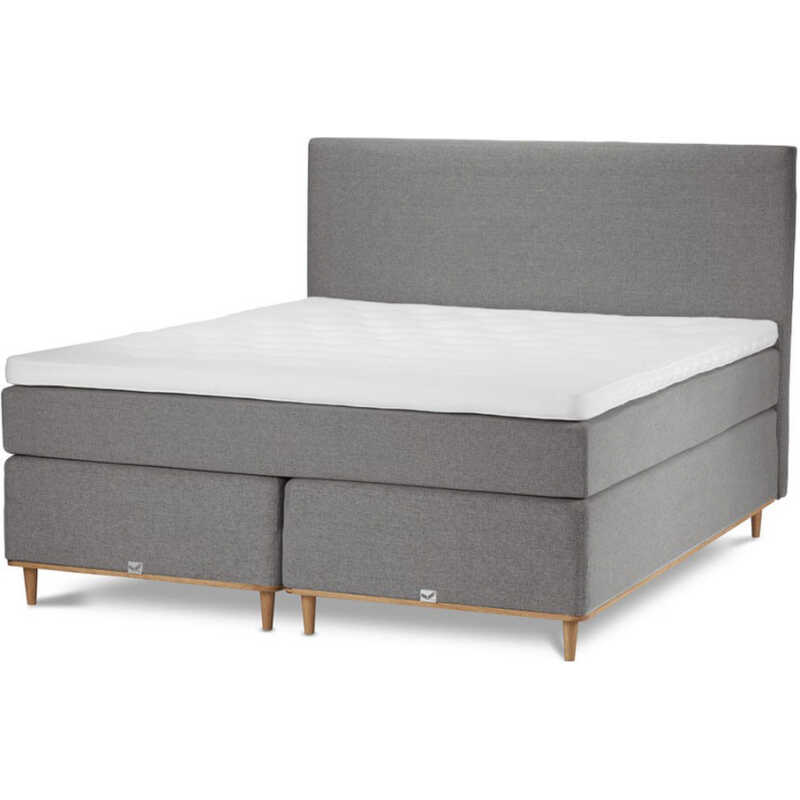 Viking Adelsö Kontinentalsäng 180x200 Grå