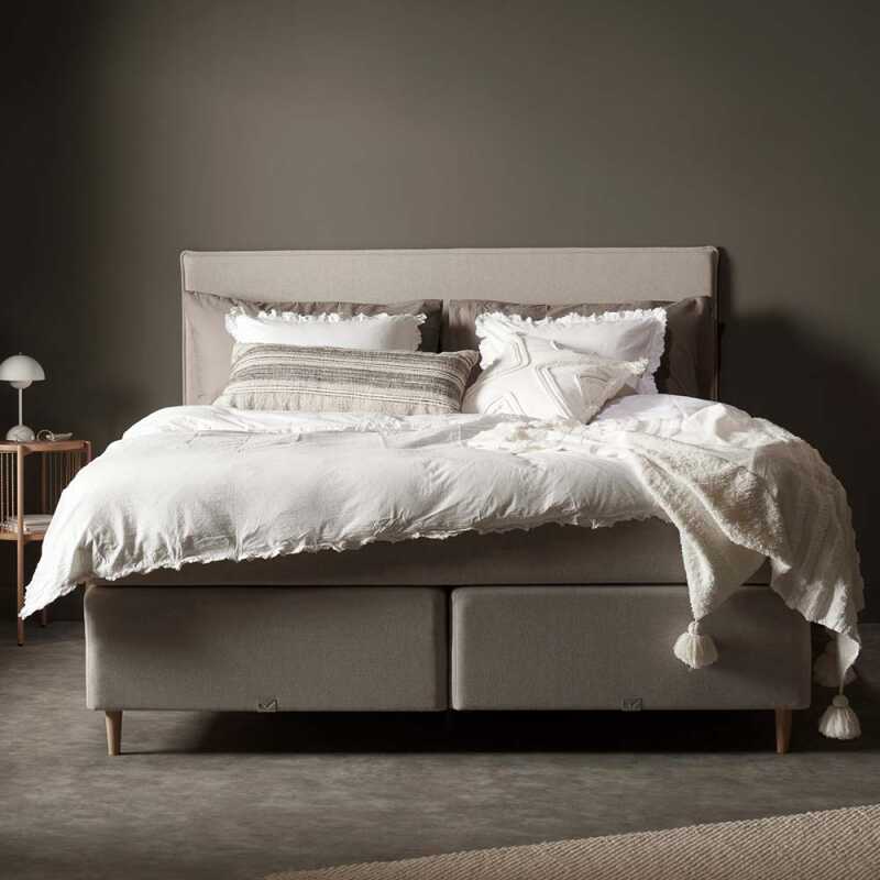 Viking Birka Kontinentalsäng 160x200 Beige