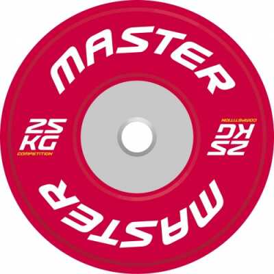 Viktskiva Competition Bumpers Plate 25 kg - Master