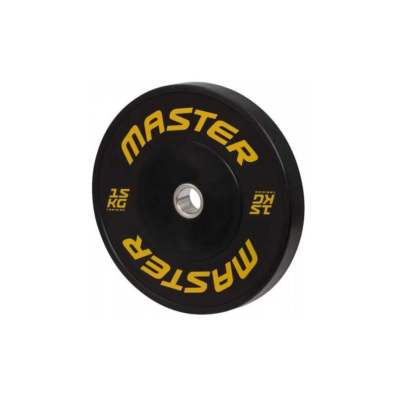 Viktskiva HG Bumper Plate 15 kg - Master Fitness