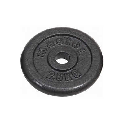 Viktskiva metall, 25 mm, 2 x 2,5 kg