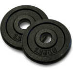 Viktskivor Metall, 25 mm, 2 x 1.25 kg