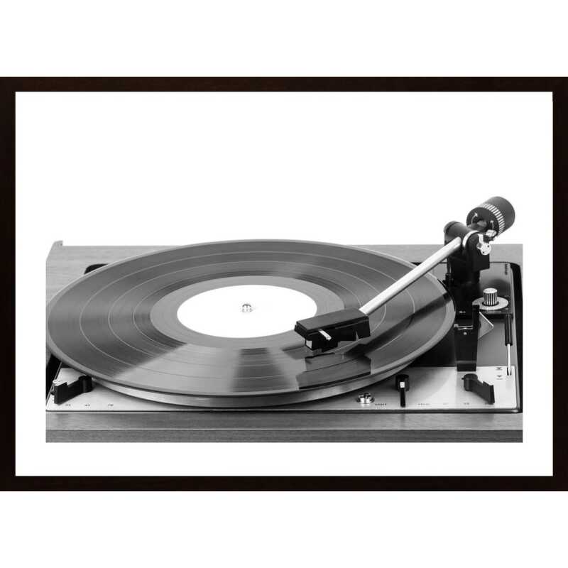 Vintage Vinyl Record Poster