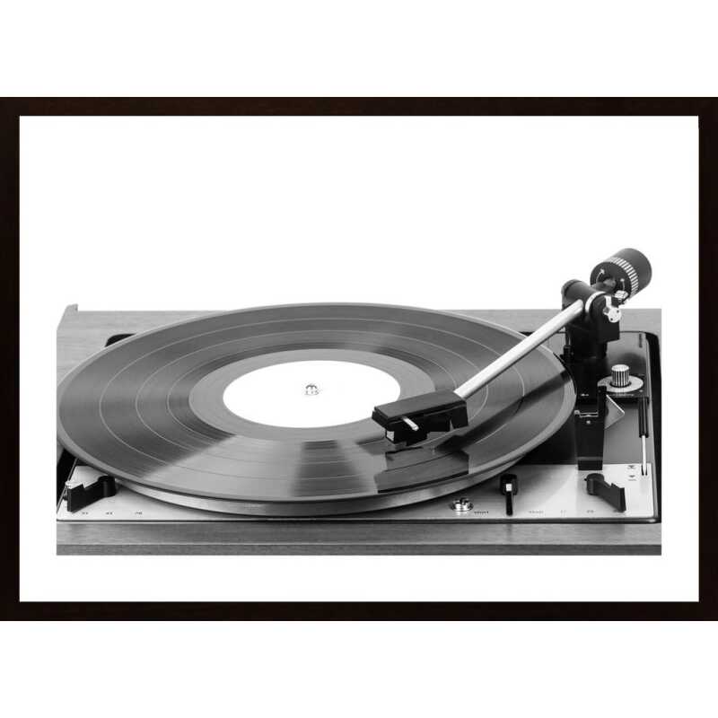 Vintage Vinyl Record Poster