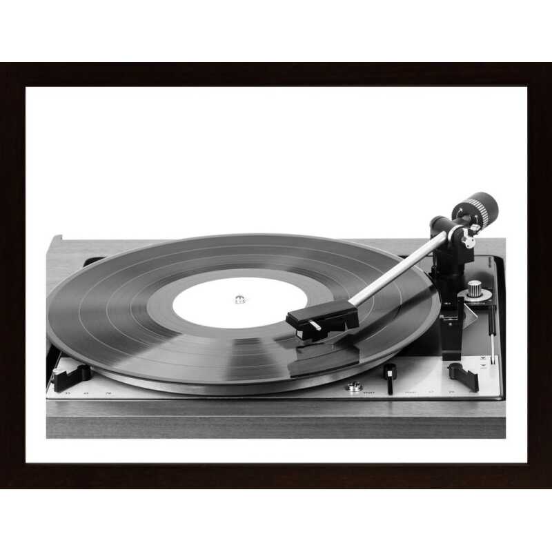 Vintage Vinyl Record Poster