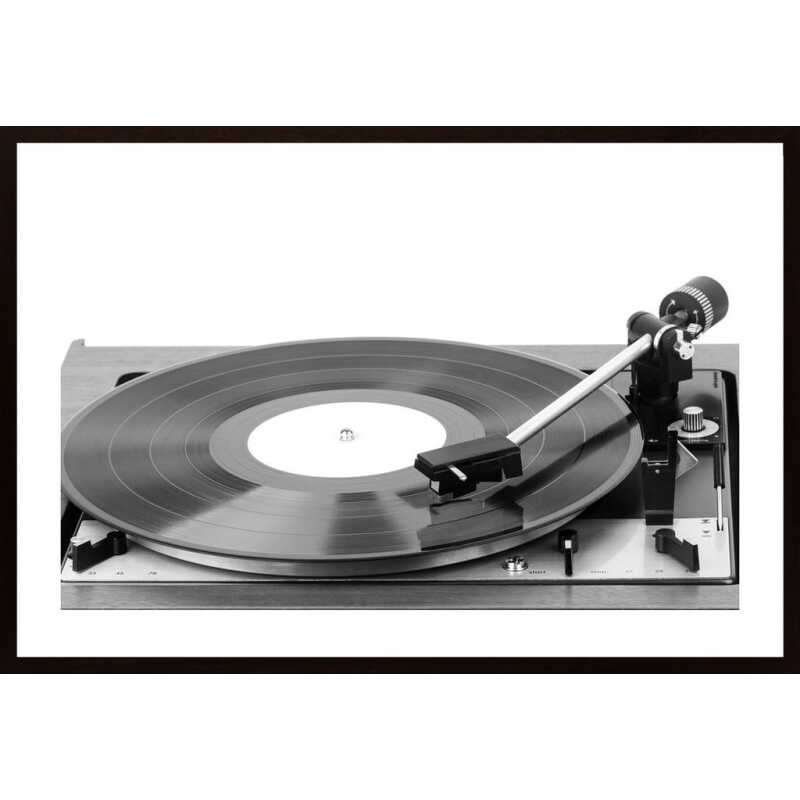 Vintage Vinyl Record Poster