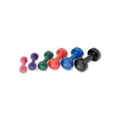 Vinylhantel, Tunturi, 2 x 5 kg svart